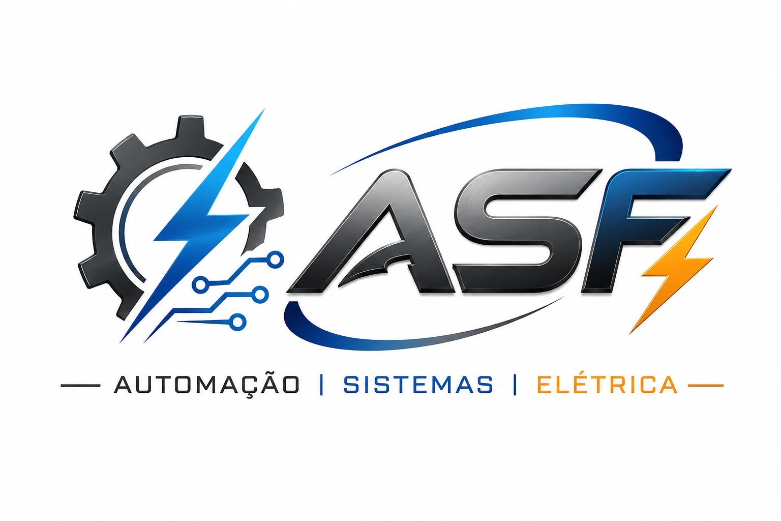 Logo da ASF Automação, Sistemas e Elétrica